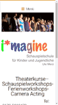 Mobile Screenshot of imagine-theater.de