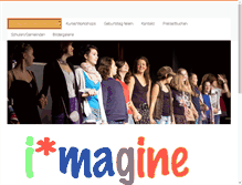 Tablet Screenshot of imagine-theater.de